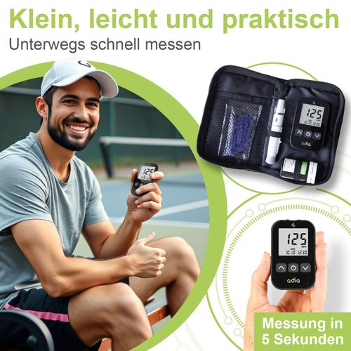 Adia Blutzuckermessgerät Set mg/Dl 1 St diabetikerbedarf db bei onfy.de kaufen 11110430