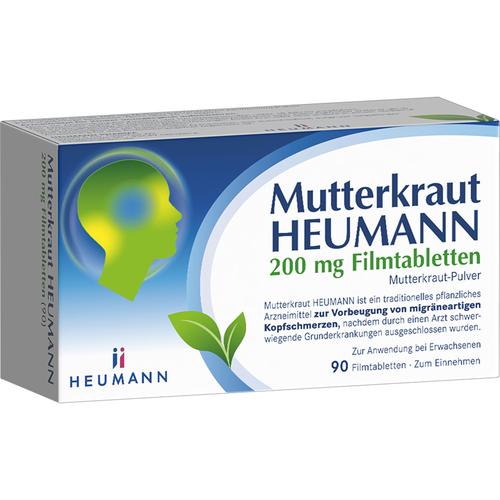 Mutterkraut Heumann 200 mg Filmtabletten 90 St HEUMANN PHARMA GmbH & Co. Generica bei onfy.de kaufen 19283242