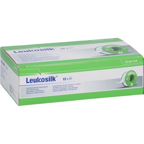 Leukosilk 2.5 cmx5 M 12 St EurimPharm Arzneimittel bei onfy.de kaufen 18363246