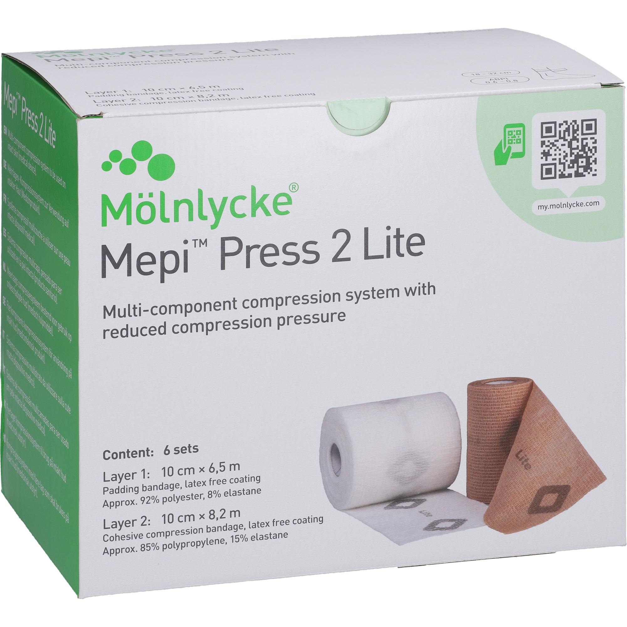 Mepi Press 2 Lite Komp.s.10cm Knöchelumf.18-32cm 6 St Mölnlycke Health Care bei onfy.de kaufen 19511878