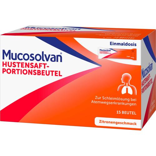 Mucosolvan Hustensaft-Portionsbeutel 30 mg/5 ml 15x5 ml A. Nattermann & Cie bei onfy.de kaufen 19270239