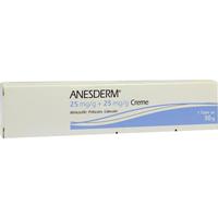 Anesderm 25mg/G + 25mg/G Creme null