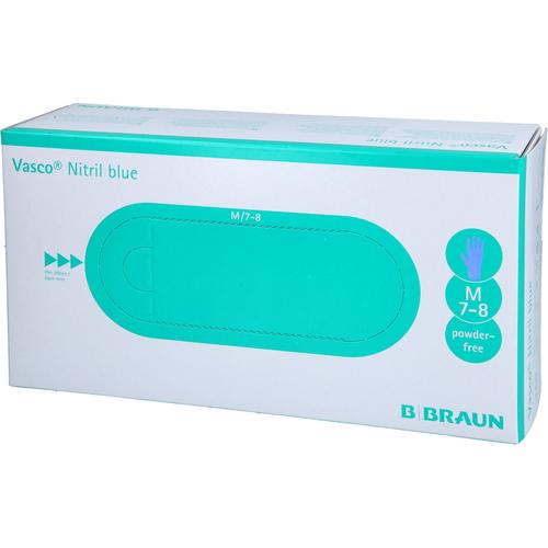 Vasco Nitril Blue Untersuchungshandschuhe Gr. M 150 St B. Braun Melsungen bei onfy.de kaufen 08928262
