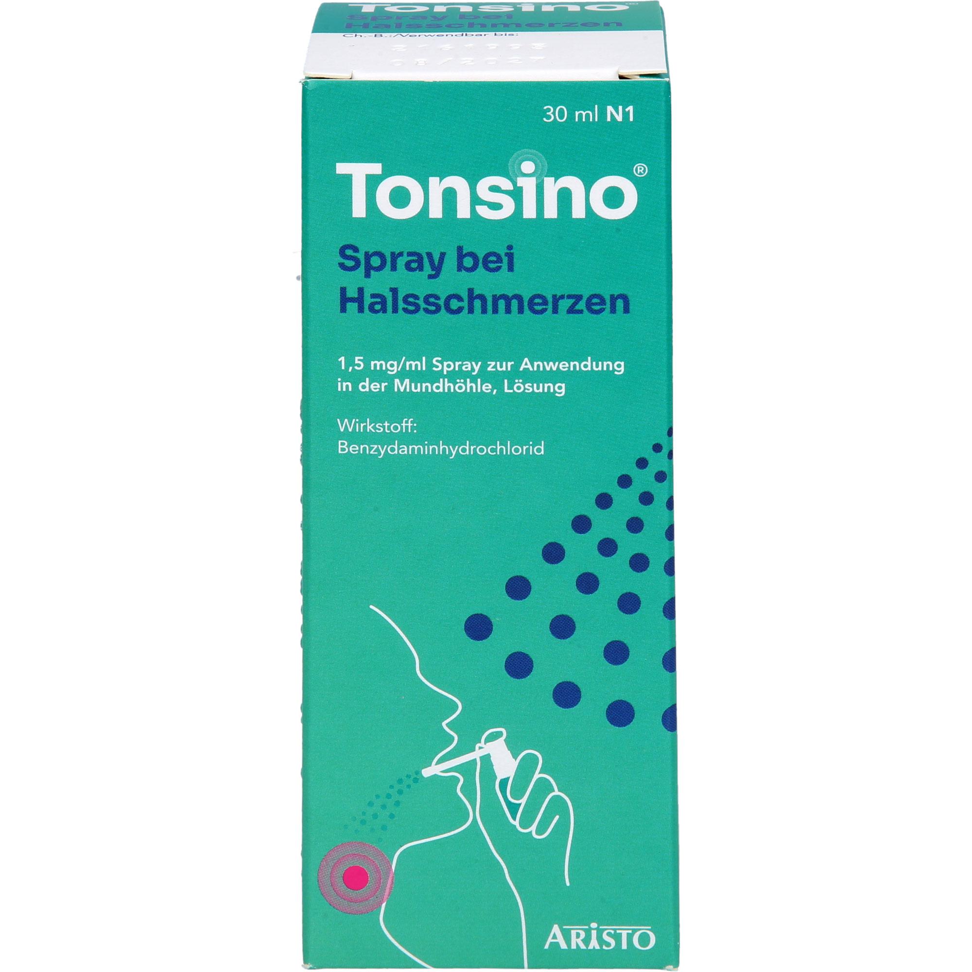Tonsino Spray B.hals.1.5 mg/ml Spr.z.anw.i.d.mundh null