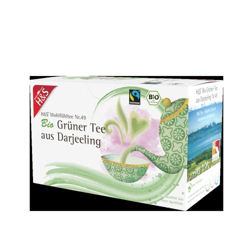 H&S Bio Grüner Tee aus Darjeeling 20x2 g H&S Tee - Gesellschaft bei onfy.de kaufen 17442512