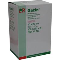 Gazin Kompresse 10x20cm 8Fach Steril null