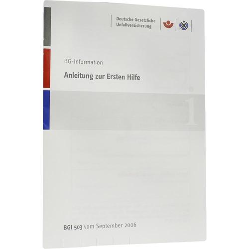 Erste Hilfe Anleitung Broschuere 1 St Dr. Junghans Medical bei onfy.de kaufen 00211211