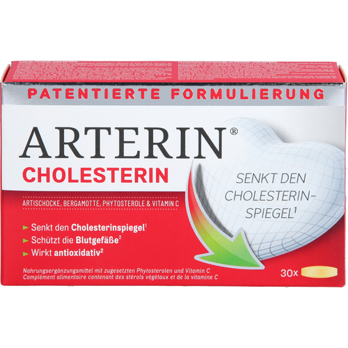 Arterin Cholesterin Tabletten 30 St Perrigo Deutschland bei onfy.de kaufen 18843911