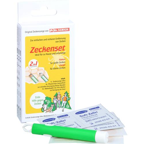 Zeckenset Dr.schick 9Tlg. Zange Pflaster Alk.-Tuch 1 St Inkosmia bei onfy.de kaufen 19148900