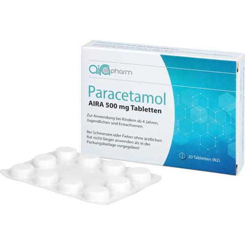 Paracetamol Aira 500mg Tabletten 20 St AIRA Pharm bei onfy.de kaufen 19459801