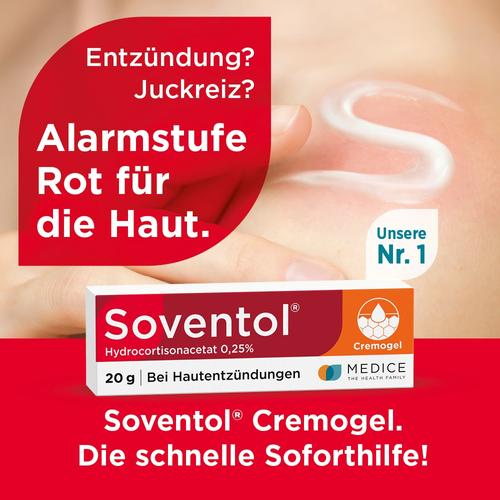 Soventol HydroCortisonACETAT 0.25% bei Hautentzündungen  20 g MEDICE Arzneimittel Pütter bei onfy.de kaufen 10714373