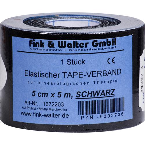 Tape Elastisch 5cmx5M Schwarz 1 St Fink & Walter bei onfy.de kaufen 09303736