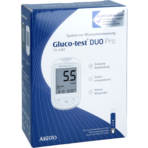 Gluco-Test Duo pro Set Mmol/L 1 St Aristo Pharma bei onfy.de kaufen 19782181