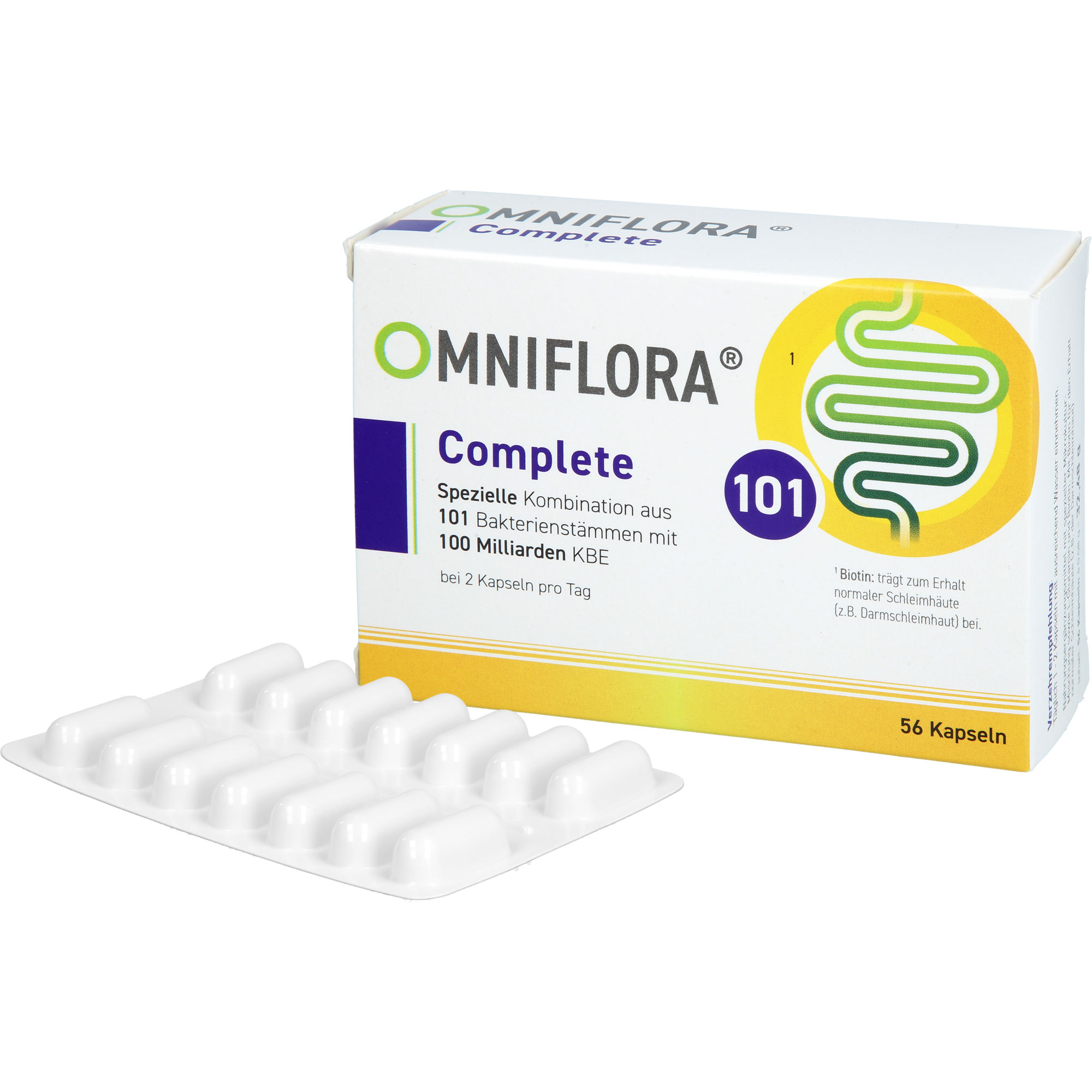 Omniflora Complete 101 Bakterienstämme 100 Mrd.kbe 56 St Heilpflanzenwohl bei onfy.de kaufen 20187779