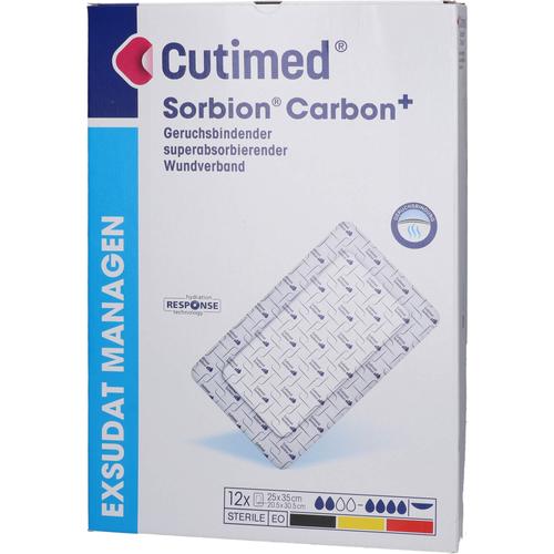 Cutimed Sorbion Carbon 25x35cm Steril 12 St BSN medical bei onfy.de kaufen 16792411
