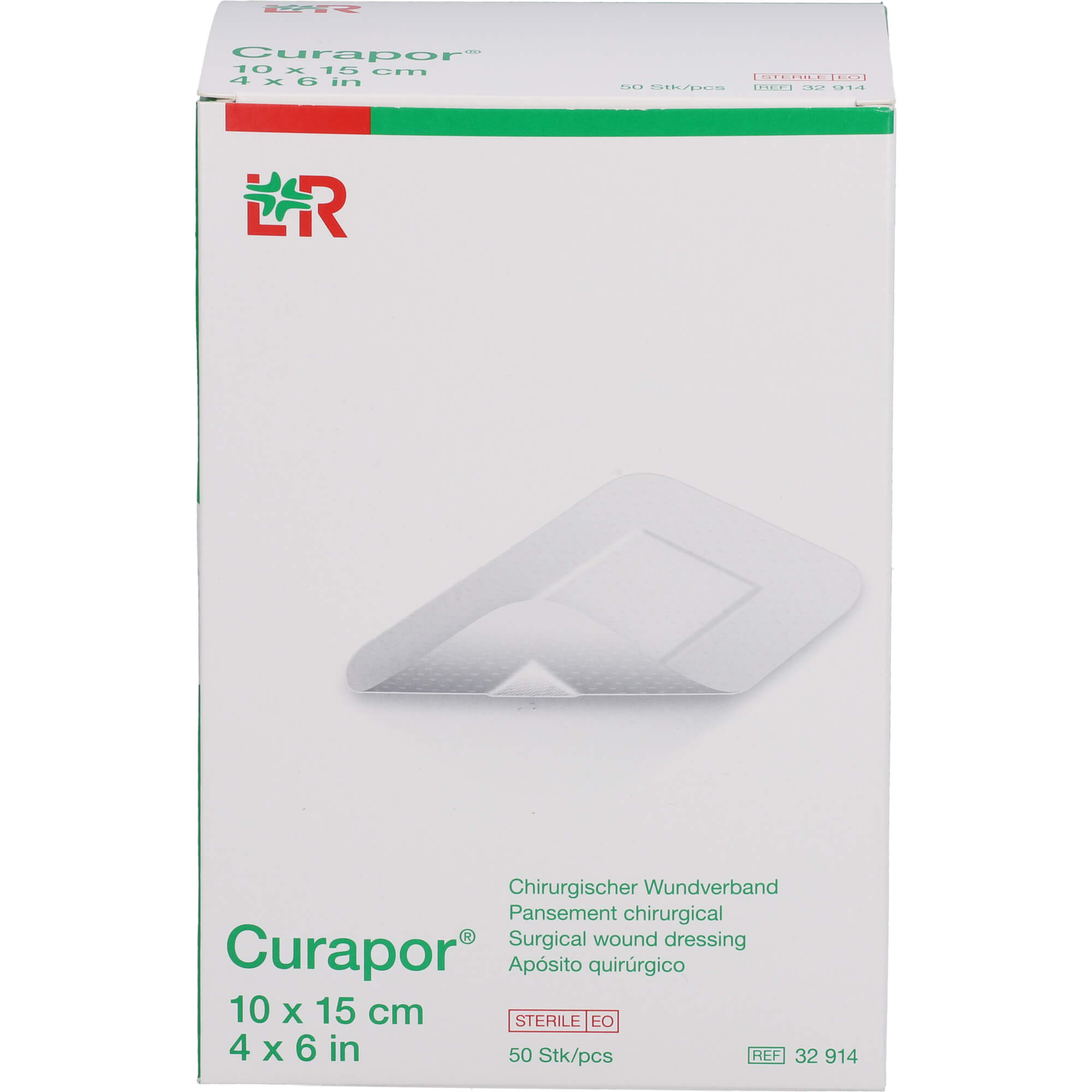 Curapor 10x15 cm Steril Chirurgisch Wundverband null