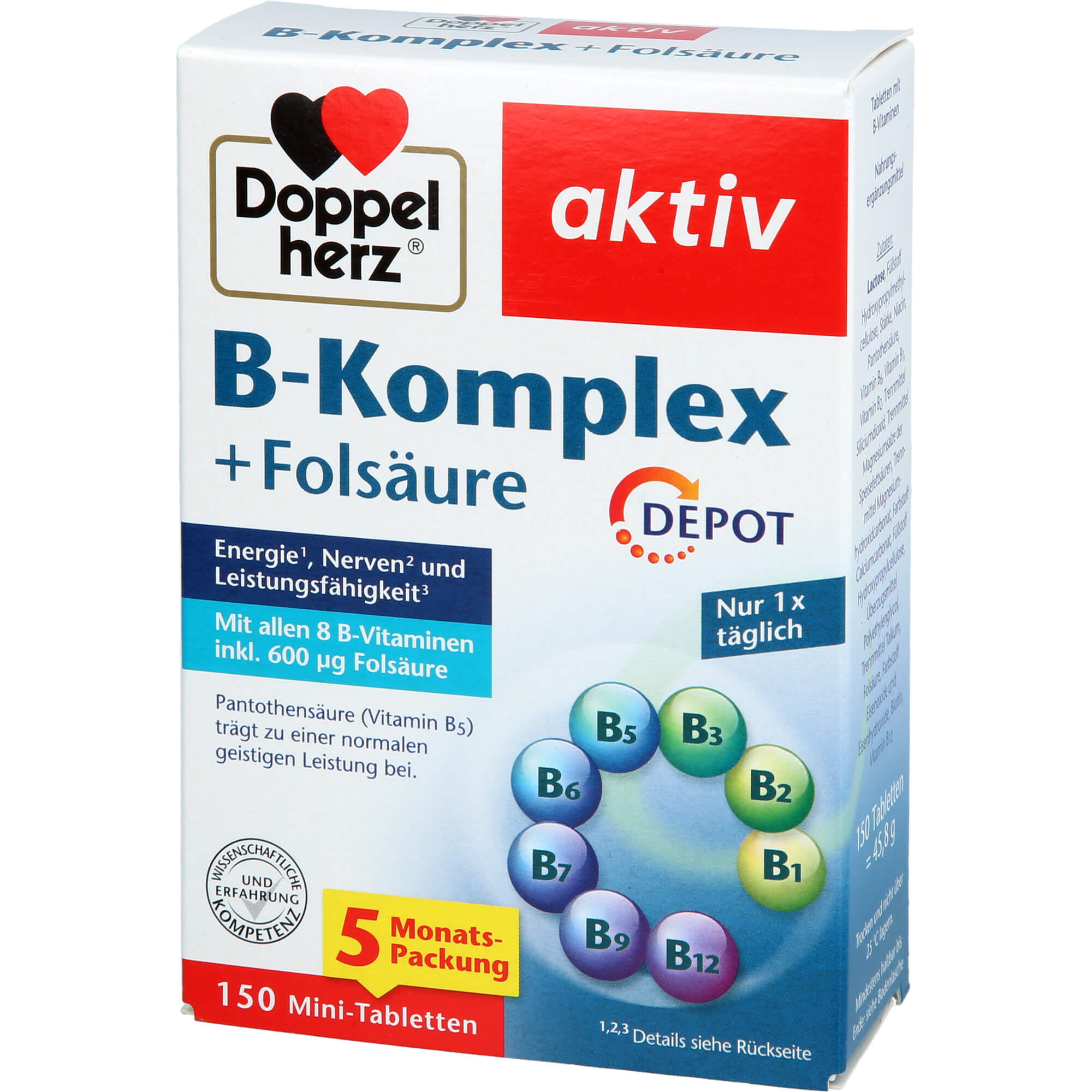 Doppelherz B-Komplex+folsäure 150 St Queisser Pharma bei onfy.de kaufen 19288541