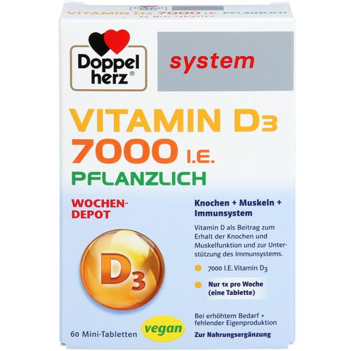Doppelherz Vitamin D3 7000 I.e. Pflanzlich System 60 St Queisser Pharma bei onfy.de kaufen 19413101