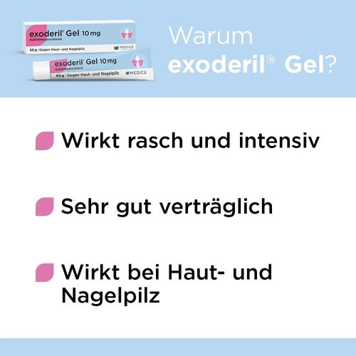 Exoderil Gel die Rettung bei Fuß- & Nagelpilz 50 g MEDICE Arzneimittel Pütter bei onfy.de kaufen 03043895