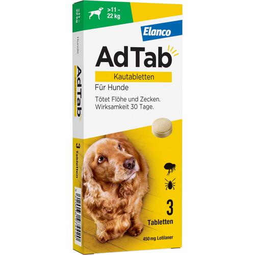 Adtab 450mg Hund 11-22kg 3 St Elanco Deutschland Gmbh bei onfy.de kaufen 18752686