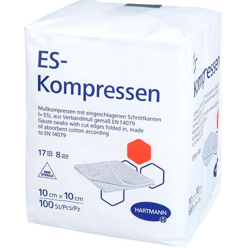Es-Kompressen Unsteril 10x10 cm 8Fach 100 St ToValCare bei onfy.de kaufen 19799460