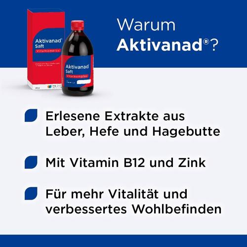 Aktivanad Saft bei Erschöpfung durch Vitamin-B-Mangel 500 ml MEDICE Arzneimittel Pütter bei onfy.de kaufen 11278307