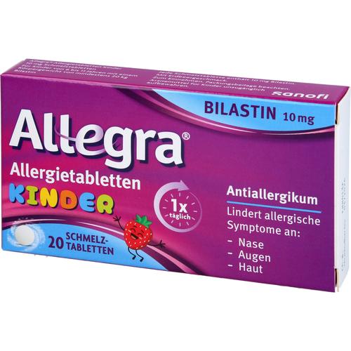 Allegra Allergietabletten Kinder 10 mg Schmelztabl 20 St A. Nattermann & Cie bei onfy.de kaufen 18878884