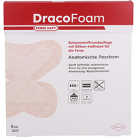 Dracofoam Ferse Haft Schaumstoff Wundauflage null