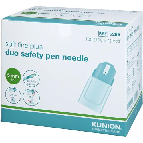 Klinion Soft Fine Plus Duosafety Penneedle 30G 5Mm 100 St Mediq Deutschland bei onfy.de kaufen 19166602