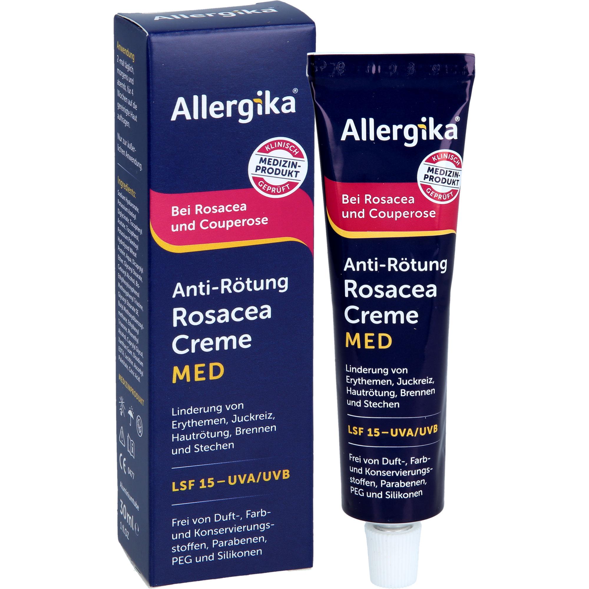 Allergika Anti-Rötung Rosacea Creme Med 30 ml ALLERGIKA Pharma bei onfy.de kaufen 20109199