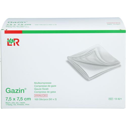 Gazin Mullkomp.7.5x7.5 cm Steril 8Fach 50x2 St EurimPharm Arzneimittel bei onfy.de kaufen 18680550