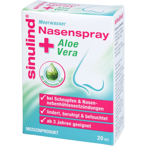 Sinulind Meerw. Nasenspray + Aloe Vera 20 ml MCM KLOSTERFRAU Vertr. bei onfy.de kaufen 19173157