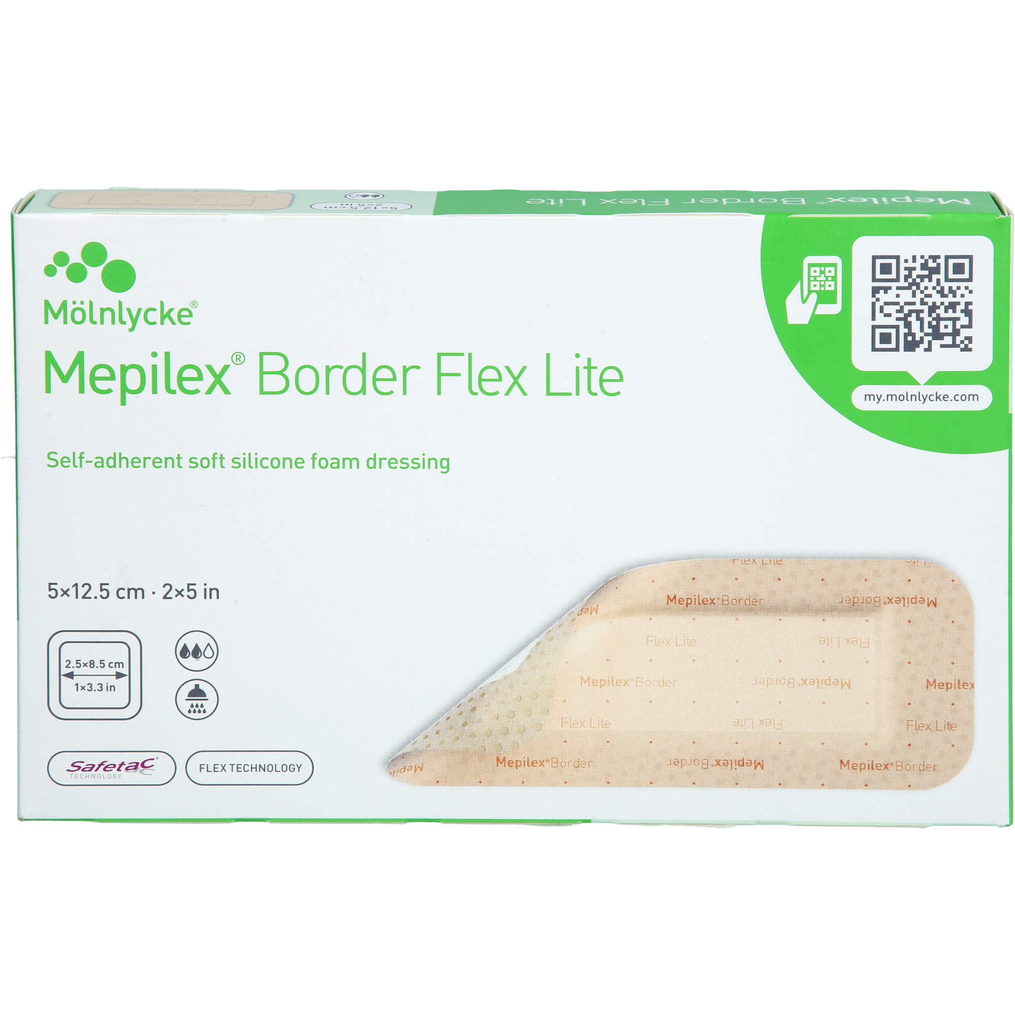 Mepilex Border Flex Lite Schaumverband 5x12.5 cm null