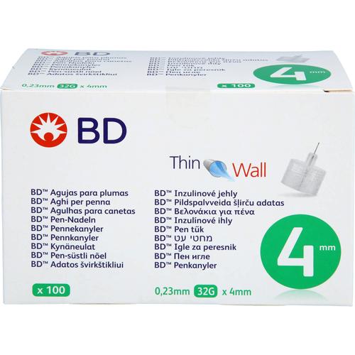 Bd Thin Wall Pen-Nadeln 0.23 32 Gx4 Mm 100 St Crosp Medical bei onfy.de kaufen 19156420