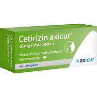 Cetirizin Axicur 10 mg Filmtabletten null