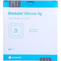 Biatain Silicone Ag Schaumverband 10x10 cm null