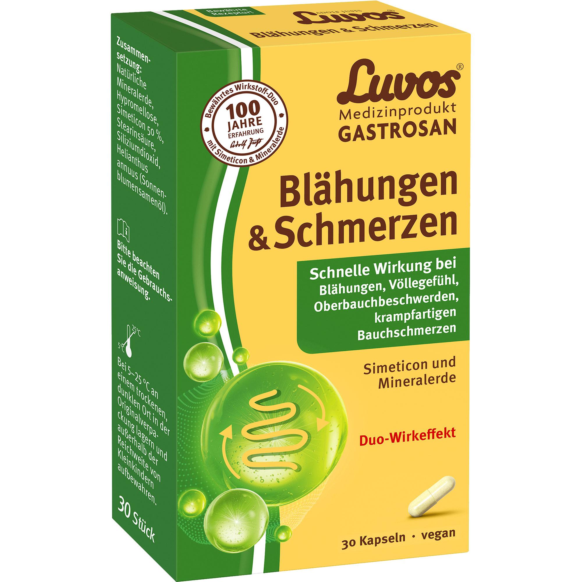 Luvos Gastrosan Blähungen & Schmerzen 30 St Heilerde-Gesellschaft Luvos Just bei onfy.de kaufen 19815940