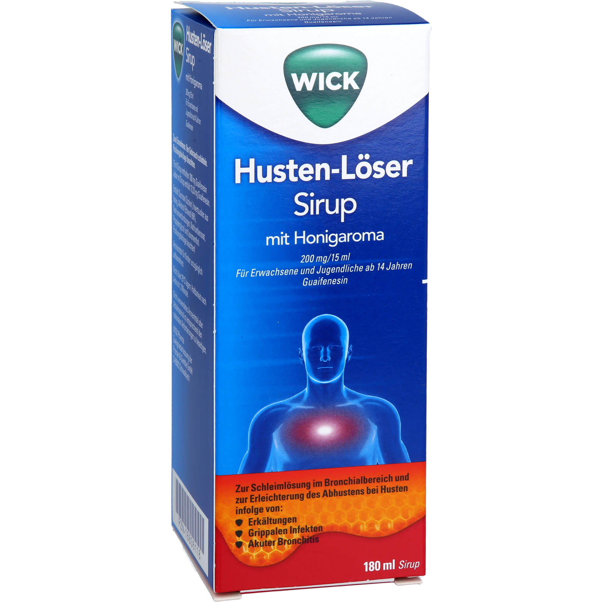 Wick Husten-Löser Sirup mit Honigaroma 200mg/15ml 180 ml WICK Pharma - Zweigniederlassung der Procter & Gamble bei onfy.de kaufen 18836118