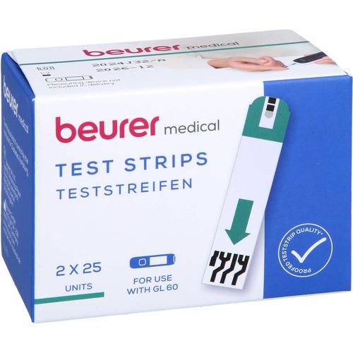 Beurer Gl60 Blutzucker-Teststreifen 50 St BEURER bei onfy.de kaufen 16382647