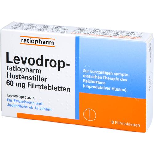 Levodrop-Ratiopharm Hustenstiller 60 mg Filmtabl. 10 St ratiopharm bei onfy.de kaufen 18379069