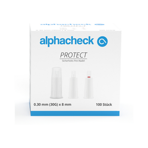 Alphacheck Protect Sicherheits-Pen-Nadel 30G X 8Mm 100 St Berger Med bei onfy.de kaufen 17197998