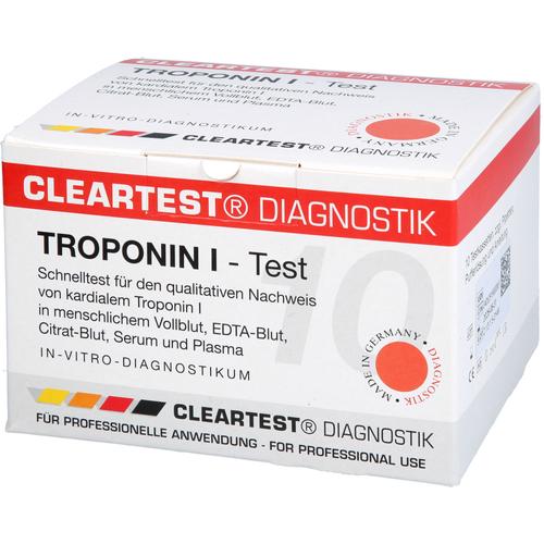 Troponin Infarkt Test Cleartest 10 St Diaprax bei onfy.de kaufen 03361218