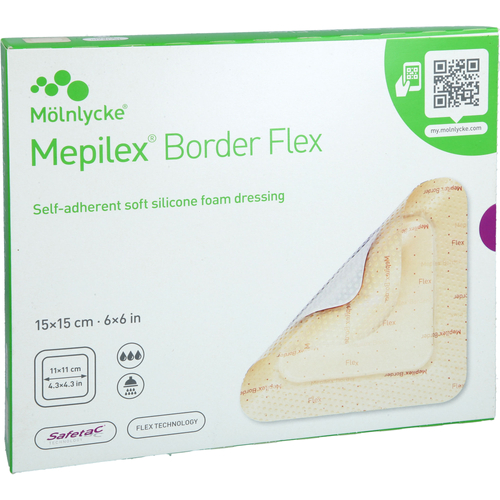 Mepilex Border Flex Schaumverb.haft.15x15 cm 10 St Avitamed bei onfy.de kaufen 20354728