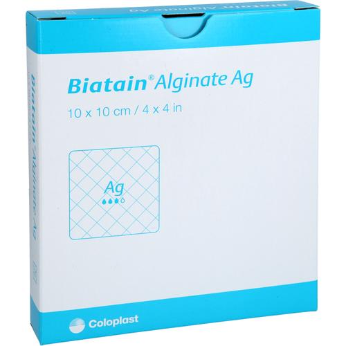 Biatain Alginate Ag Kompressen 10x10cm mit Silber 10 St Avitamed bei onfy.de kaufen 19373407
