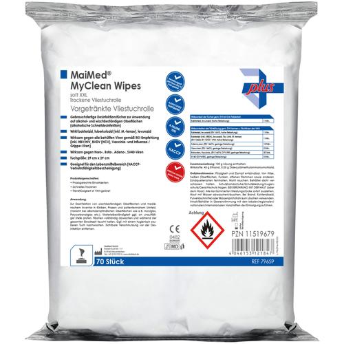 Myclean Wipes Soft Xxl Desitücher Vorgetränkt 70 St MaiMed bei onfy.de kaufen 11519679