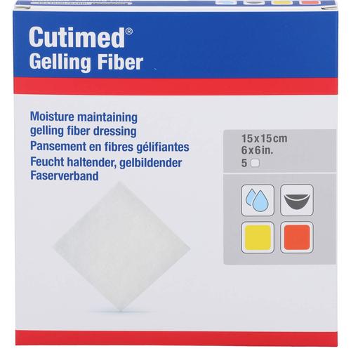 Cutimed Gelling Fiber Kom 15x15cm Hydrofaserverb. 5 St BSN medical bei onfy.de kaufen 16760345