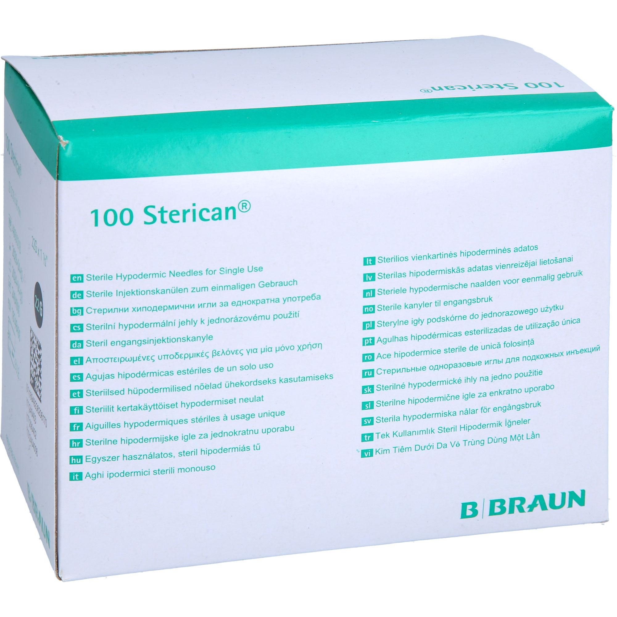 Sterican Einmalkanüle 22G 40 Mm 100 St B. Braun Melsungen bei onfy.de kaufen 18746496