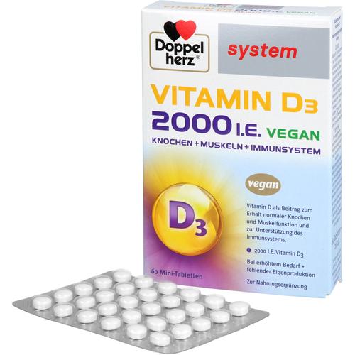 Doppelherz Vitamin D3 2000 I.e Vegan System 60 St Queisser Pharma bei onfy.de kaufen 19903414