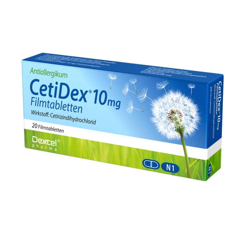 Cetidex 10mg 20 St Dexcel Pharma bei onfy.de kaufen 08892110