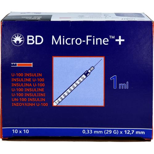 Bd Micro-Fine+ Insulinspr.1 ml U100 0.33x12.7 Mm 100x1 ml EurimPharm Arzneimittel bei onfy.de kaufen 18116507
